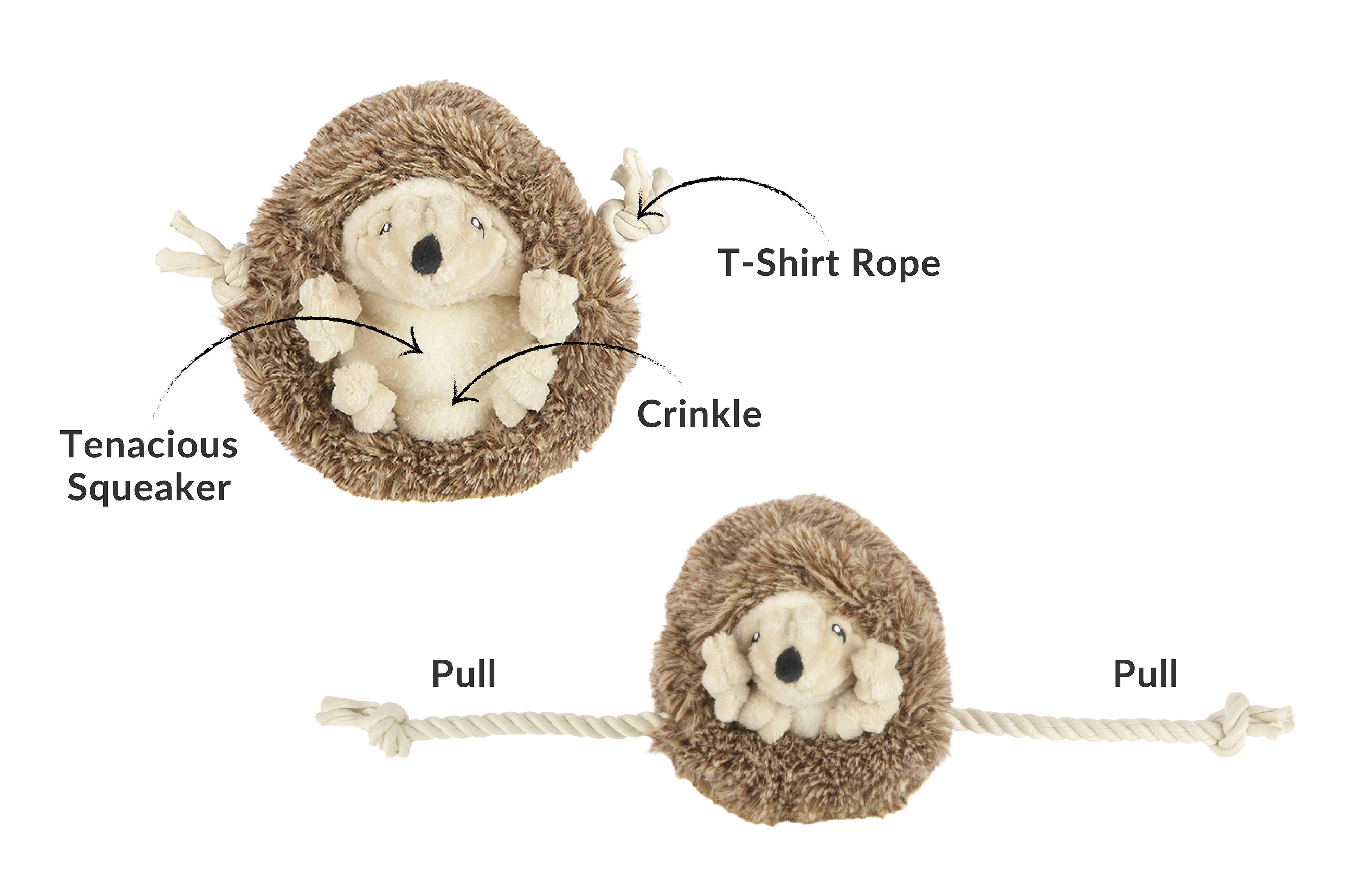 Hamilton the Hedgehog Dog Toy